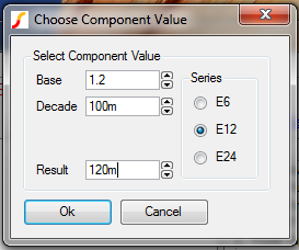 Choose component value