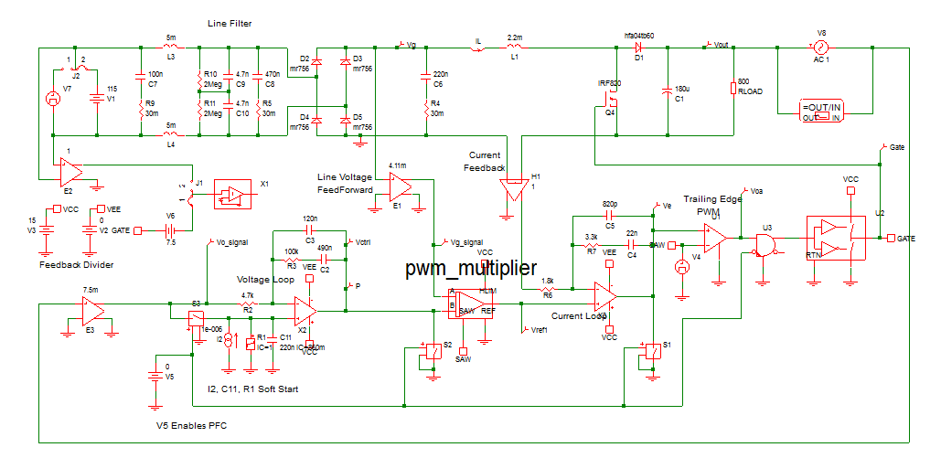 Power Factor Corrector Circuit