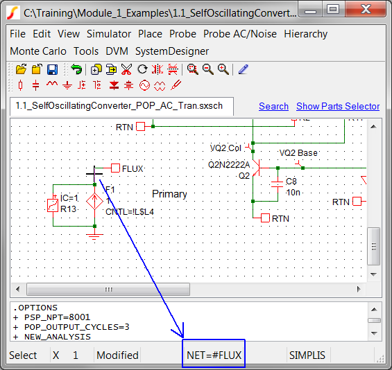 Advanced SIMPLIS Training: 1.2.3 User Interface Feature Tour