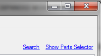 Show Parts Selector