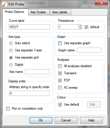 Setting a Display order string determines grid ordering